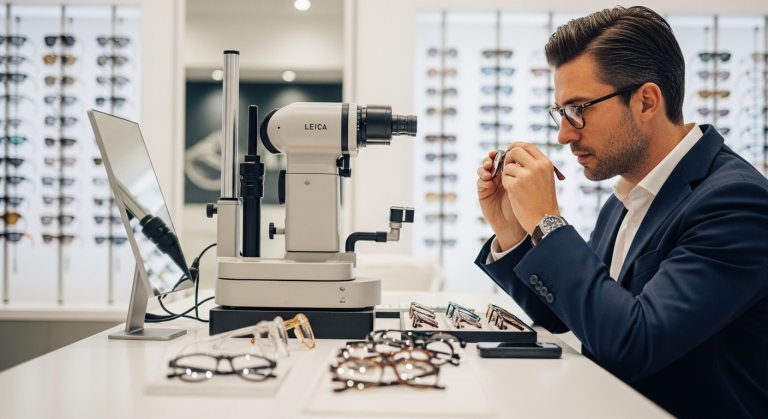 Les métiers de l'optique médicale